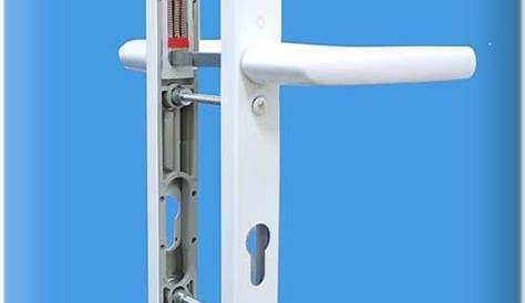 Yale Gloss White uPVC Straight Lock Door handle, Pair