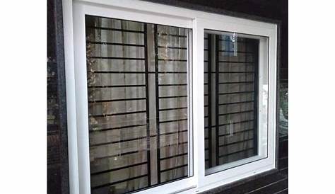 Upvc Sliding Window With Grill UPVC At Rs 530/square Feet