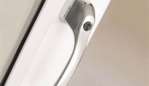 B&Q White White Lockable Window handle Departments DIY