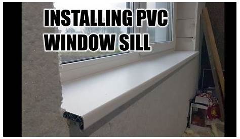 Upvc Window Sill Detail 150mm UPVC External For Door Patio PVC Plastic