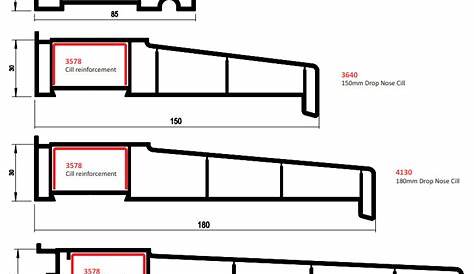 Upvc Window Sill Dimensions UPVC & Lintel Detail Autocad DWG Plan N Design