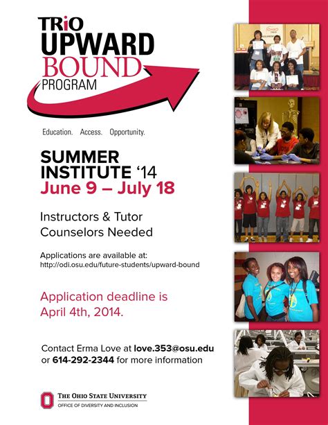 upward bound program jobs