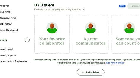 upwork bring your own talent
