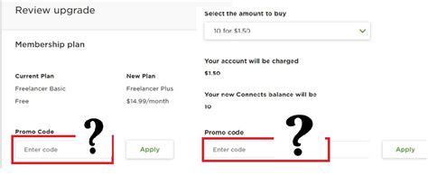 upwork buy connects promo code