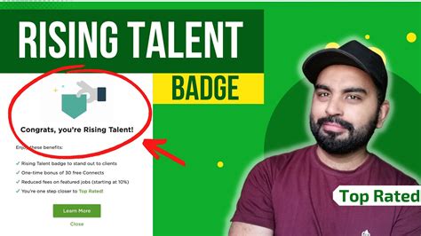 upwork rising talent badge