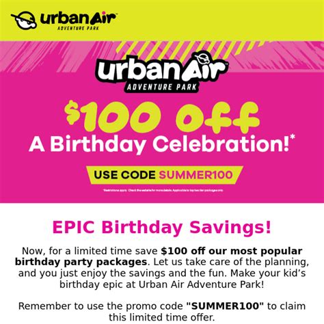 Discover The Best Urban Air Coupon Codes For 2023