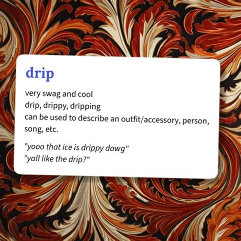 urban dictionary drip