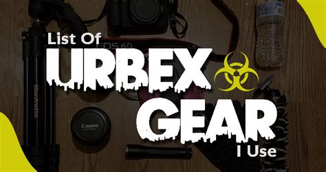 urbex gear list amazon