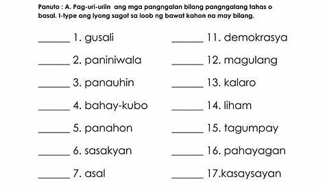 18 Free Download Uri Ng Pangngalan Worksheet For Grade 2 Grade 2 For