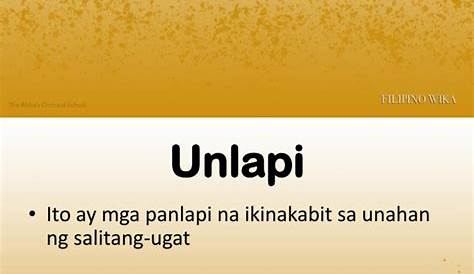 Mga Uri Ng Panlapi | Images and Photos finder