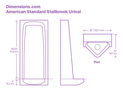 Urinal Bracket Dimensions