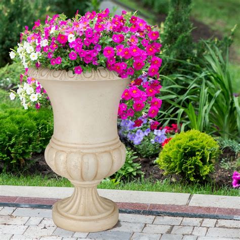 urn planters at lowes