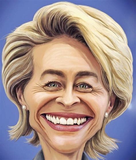 ursula von der leyen caricature