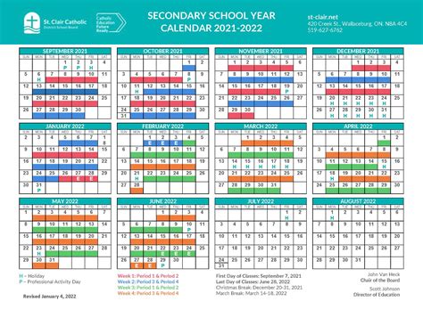Ursuline School Calendar
