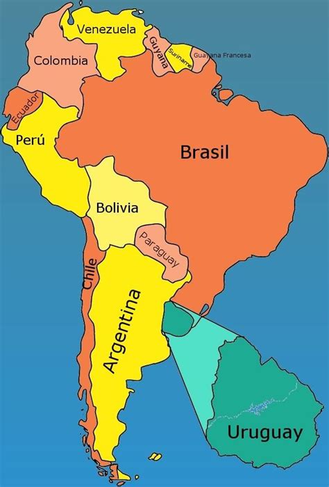 uruguay mapa america