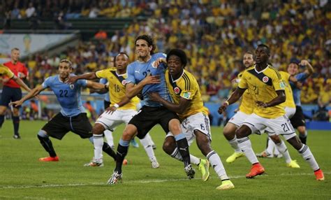 uruguay vs colombia highlights