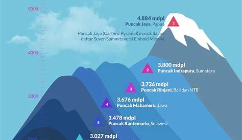 Ini Daftar 5 Gunung Tertinggi Di Indonesia