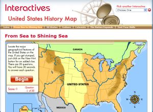 Us History Map Interactive Learner.org