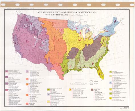 Us Land Regions Map