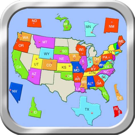 Us Map Game App