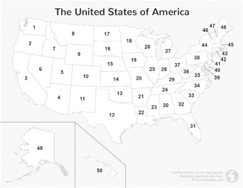 Us Map With Key