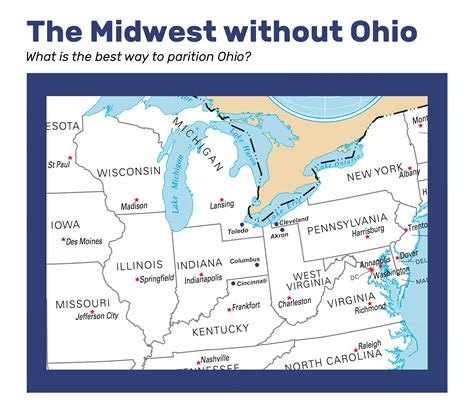 Us Map Without Ohio