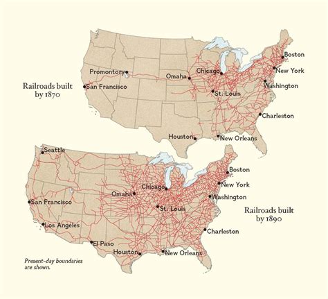 Us Railroad History Map