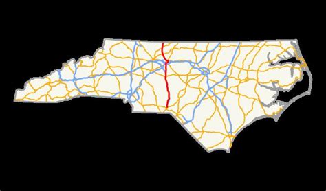 U.S. 220 North Rockingham County AARoads North Carolina