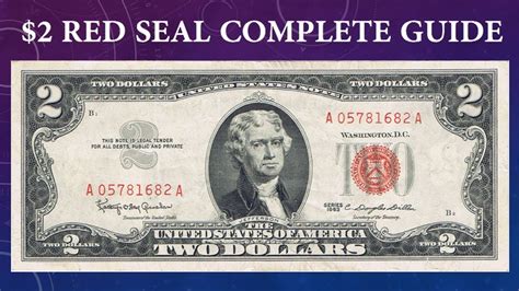 us 2 dollar bills with red seal