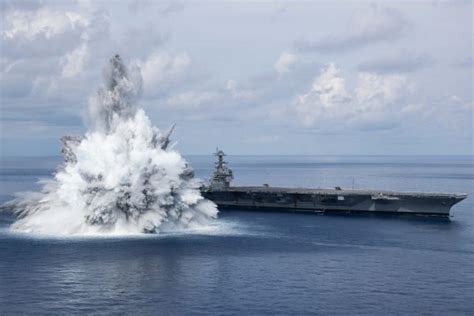 us aircraft carrier hit by missile