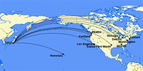 us airlines that fly to japan