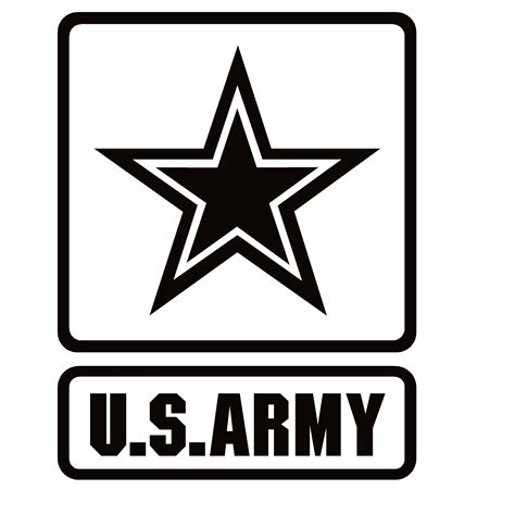 us army logo black