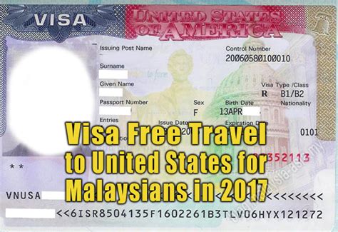 us citizen need visa to malaysia