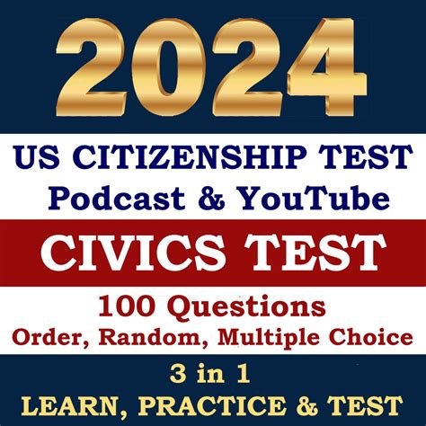 us citizenship civic test 2024