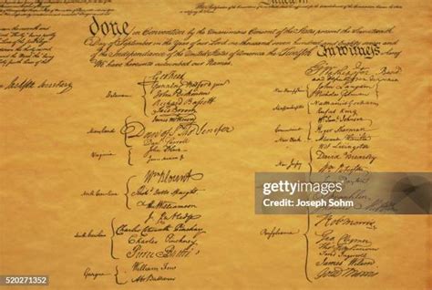 Us Constitution Signatures