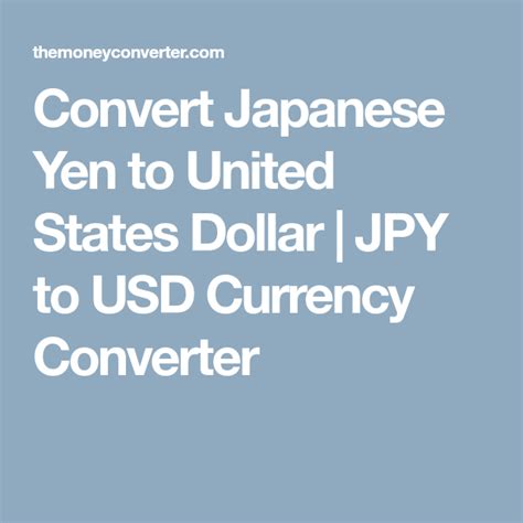 us dollar conversion to japanese yen