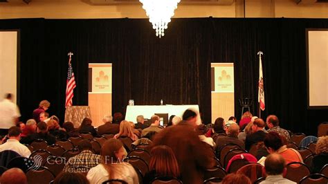Us Flag Display On Stage
