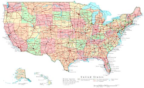 Us Highway Printable Map