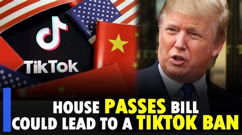 us house passed bill to ban tik tok