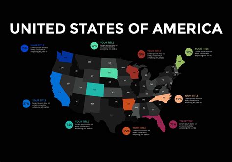 us map infographic template