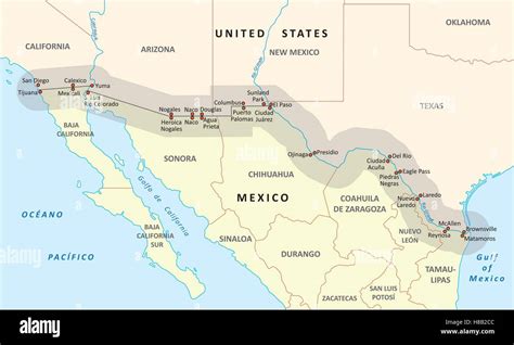 16 Climate Change and U.S.Mexico Border Communities SWCCAR Map