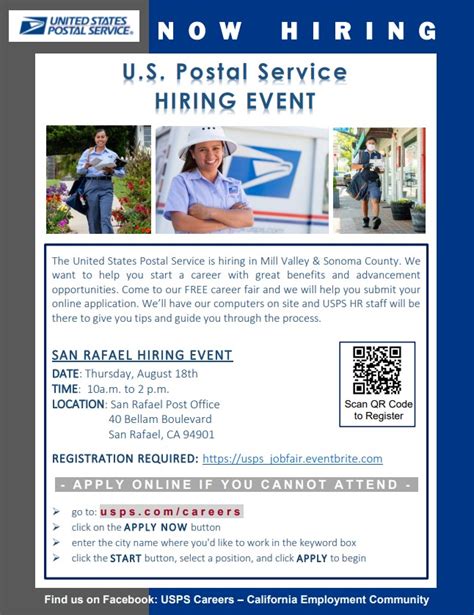 us postal service jobs hiring