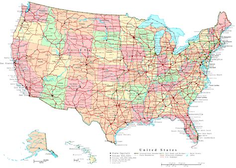 Us State Maps Printable