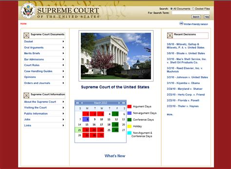 us supreme court web portal