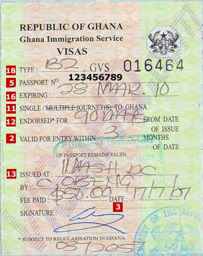 us visa requirements for ghanaians