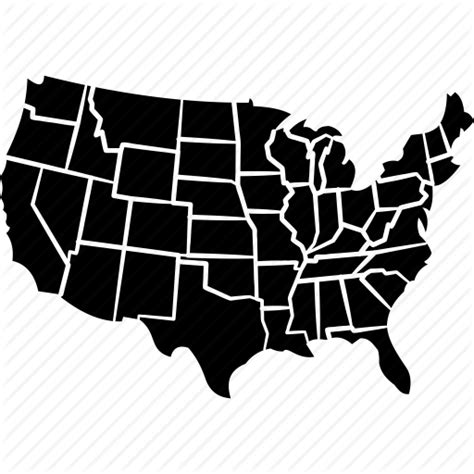 Usa Map Icon Free