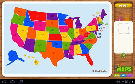 Usa Map Interactive Game