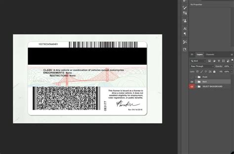 usa driving license barcode generator