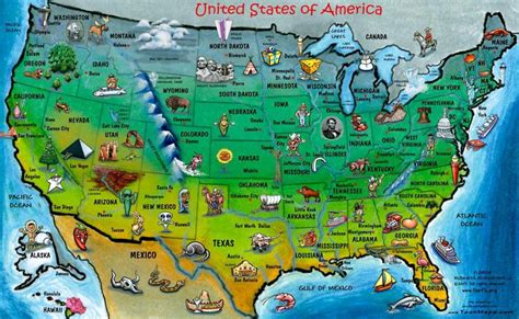 Usa Map Tourist Cities