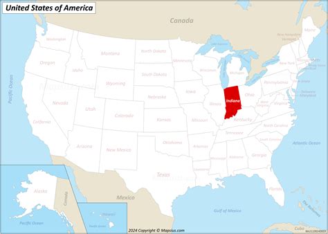 Exploring The Usa Map With Indiana: A Comprehensive Guide